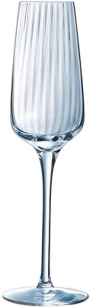C&S (Pack of 6) V2697 SYMETRIE FLUTE 210ML Champagne  Glass
