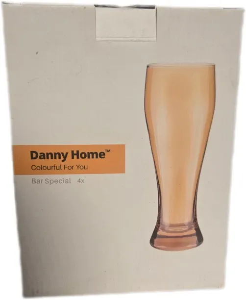 Danny Home (Pack of 4) GL-V23 Water/Juice  Glass Set