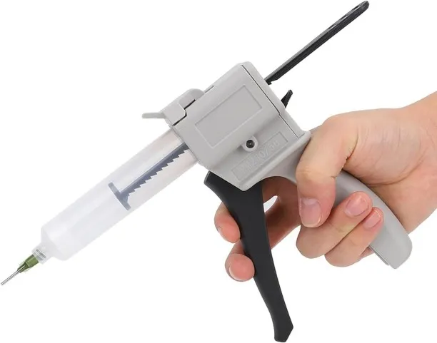 BOWENSTORE 30ml Dispenser Glue Gun, Ergonomic Plastic Manual Single Tube Handle Tool for Pressing S…