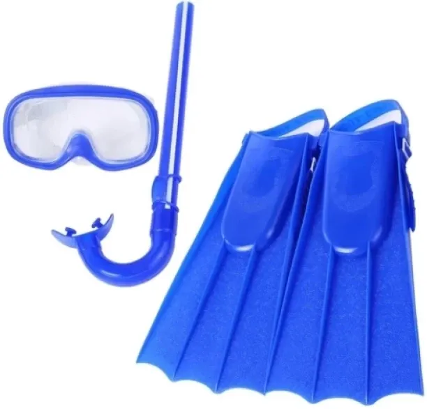 Phronex Diving Goggles Breathing Tube Fins Three Sets of Frog Shoes Diving Gear Swimming Goggles