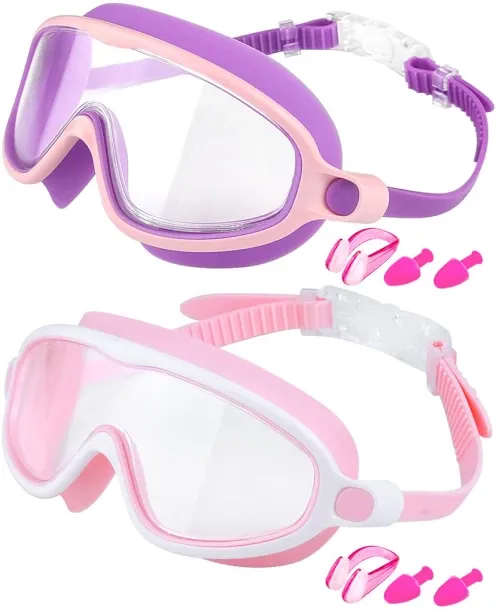 marevic Swim Goggles 2 Pack,for Kids Swimming Goggles