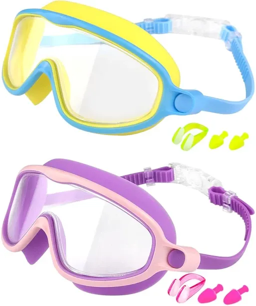 marevic Swim Goggles 2 Pack,for Kids Swimming Goggles