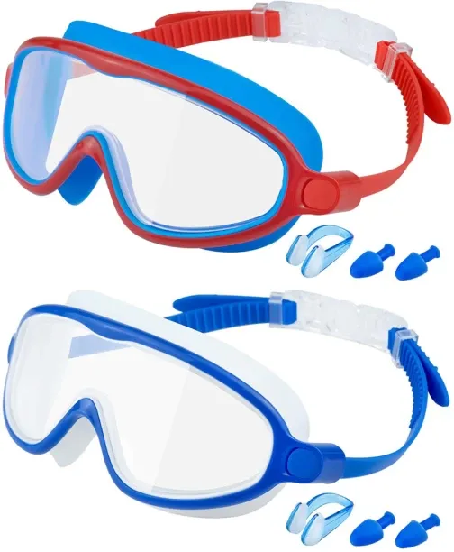 marevic Swim Goggles 2 Pack,for Kids Swimming Goggles