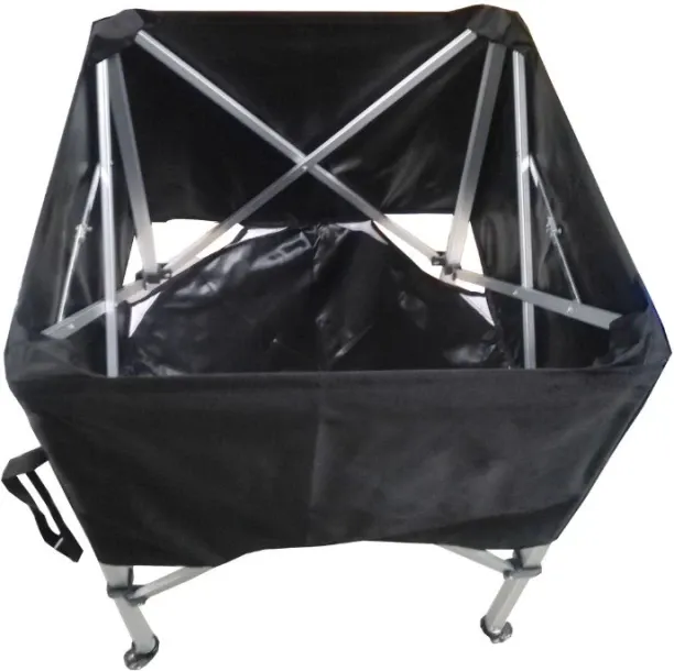 HOME GYM Ball Trolley Cart - Black Manual Golf Trolley