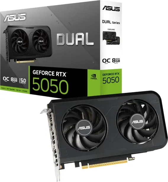 Asus NVIDIA GeForce RTX 5050 OC Edition GDDR6 Graphics Card