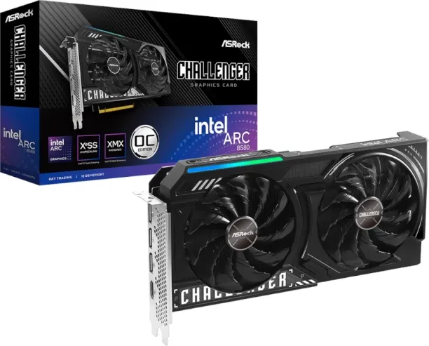 ASRock Intel Intel Arc B580 Challenger OC GDDR6 Graphics Card