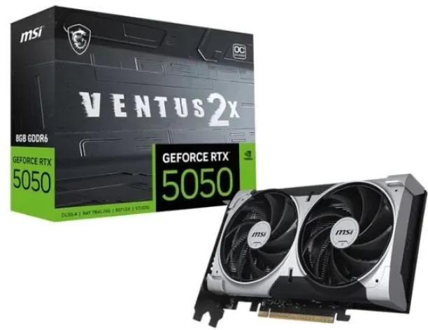 MSI NVIDIA GeForce RTX™ 5050 8G VENTUS 2X OC GDDR6 Graphics Card
