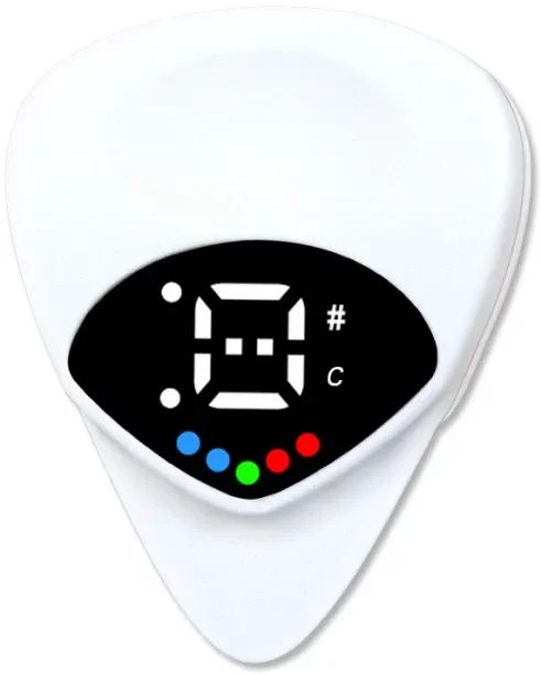 Bloo Guitar Pick Tuner, Digital Guitar Pick, 2 In 1 Guitar Tuner and Guitar Pick with Led Screen Di…
