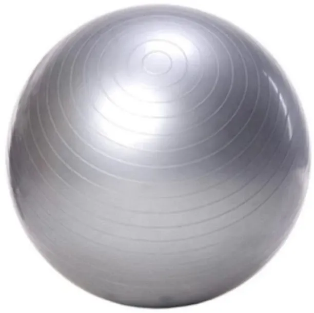 Generic Exercise Yoga Gym Ball Anti Burst Large - Silver 35 cm Gym Ball