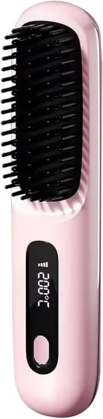 Loznron Straightener Brush Portable,