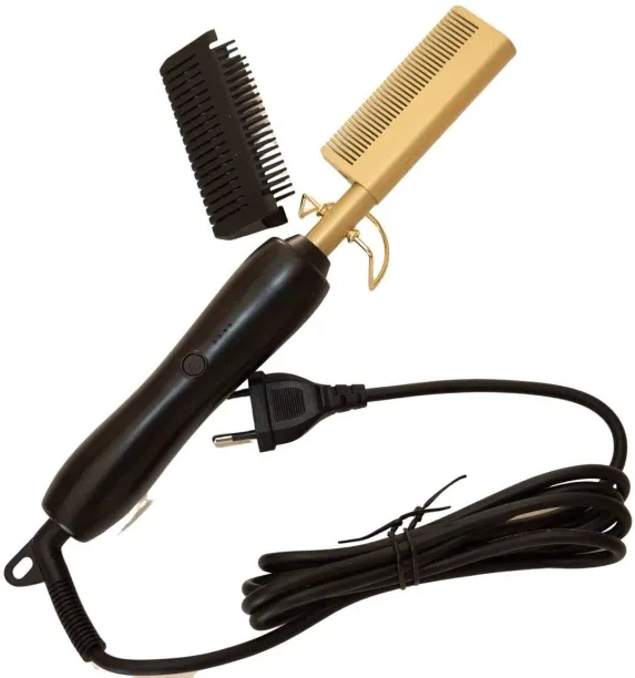Modish Hair CB Hot Comb - Electric Straightening Hot Comb for Hair and Wigs Hair Straightener