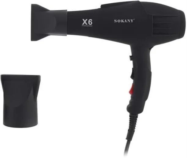Sokany Salon Profesional Quick Drying Black Hairdryer 2200w Hair Dryer