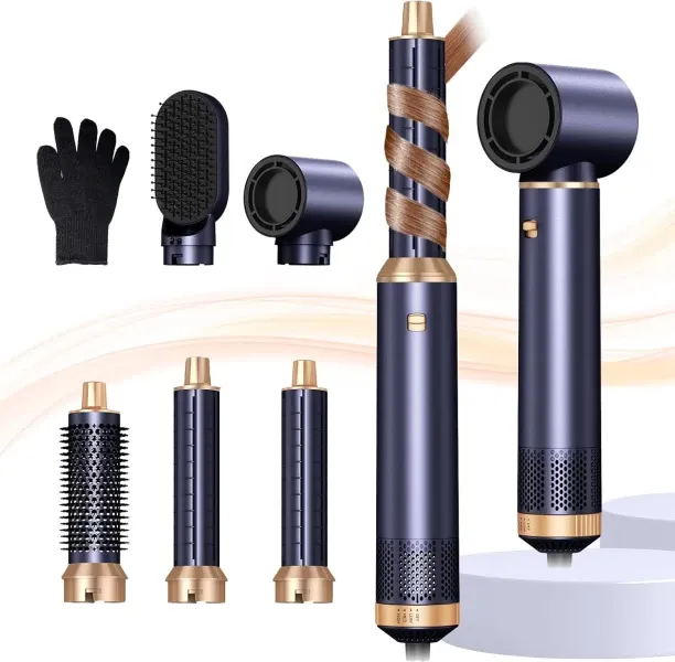 Bloo 5-in-1 hair dryer brush, negative ion air hair dryer bag Hair Dryer