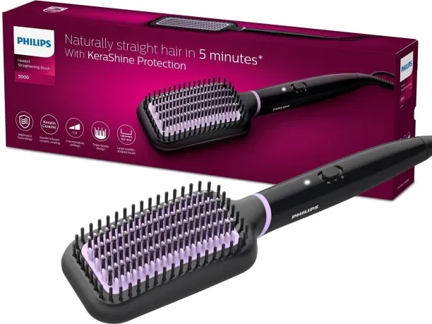 Philips BHH880 Hair Straightener Brush