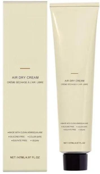 LIUHUI Air Dry Cream for Curly, Wavy Hair, Frizz Control Hair Care Product, Color-Safe, Sulfate-Fre…