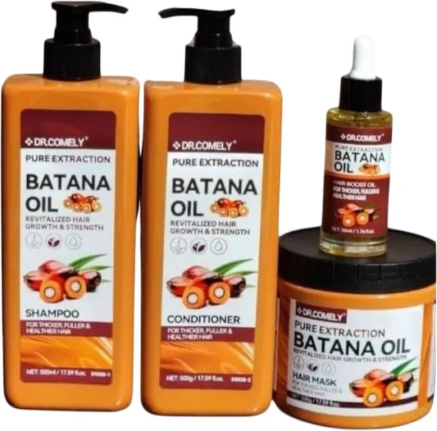 DR COMELY Batana Shampoo, Conditioner, Hair Mask, Hair Oil