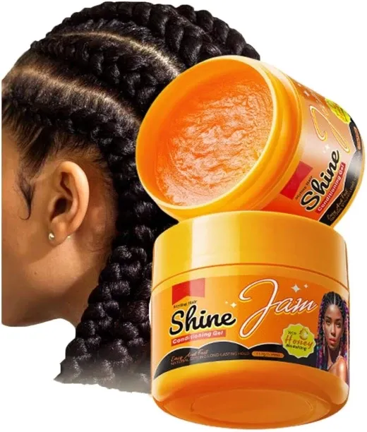 LIUHUI Shine Conditioning Gel, Braiding Gel Extra Hold, 3.98oz | Great for Braids,Twist, Locs & Edg…