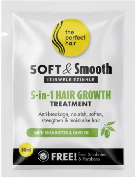 The Perfect Hair Soft & Smooth 5-in-1 Hair Growth Treatment –3x
