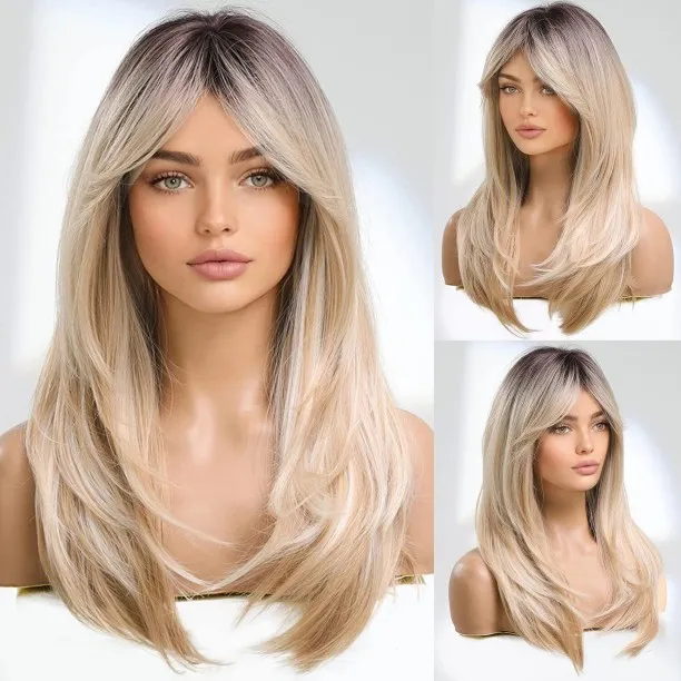 LAHDEK Long Hair Wig