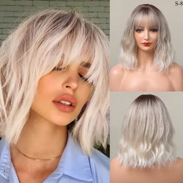 WATER ROMANCE Short Hair Wig