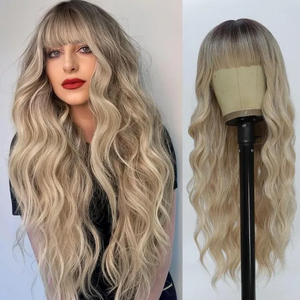 LAHDEK Long Hair Wig