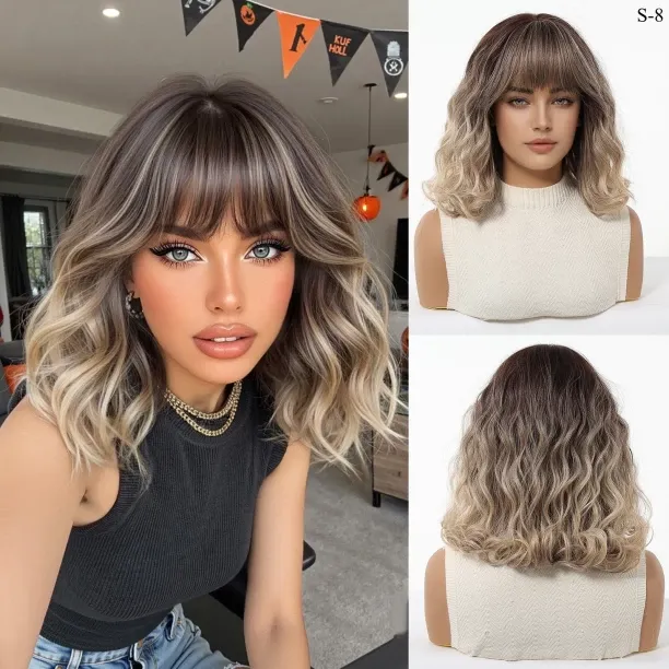 WATER ROMANCE Short Hair Wig