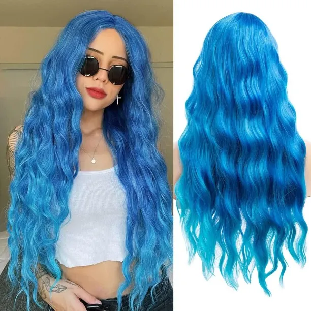 LAHDEK Long Hair Wig