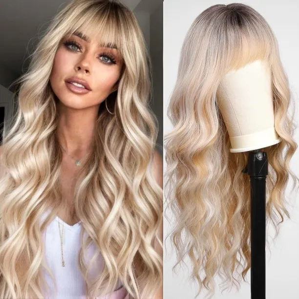 LAHDEK Long Hair Wig