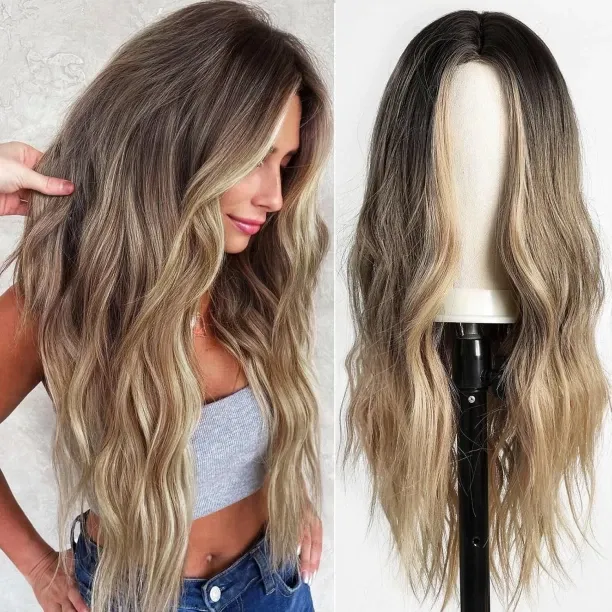 LAHDEK Long Hair Wig