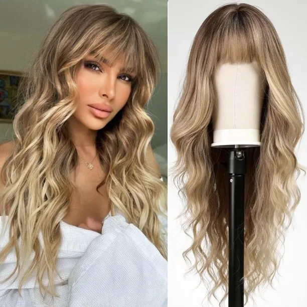 LAHDEK Long Hair Wig