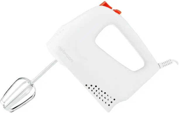 Mellerware Mixer With Dough Hooks & Beaters Chrome 5 Speed "Mixo" 100 W Hand Blender