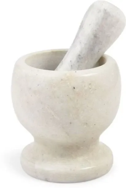 Crockery Centre Mortar & Pestel-Natural Manual Hand Muller Grinder