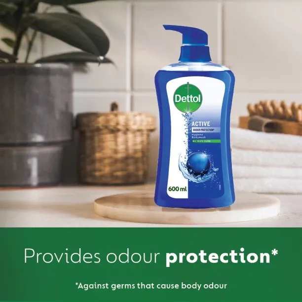 Dettol Hygiene Body Wash Active Hand Wash Bottle For Men & Women