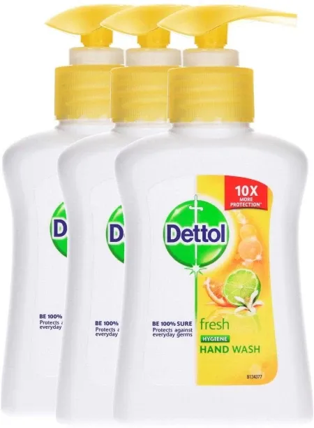 Dettol Liquid Hand Wash Pump – Fresh Hand Wash Pump + Refill For  Men & Women