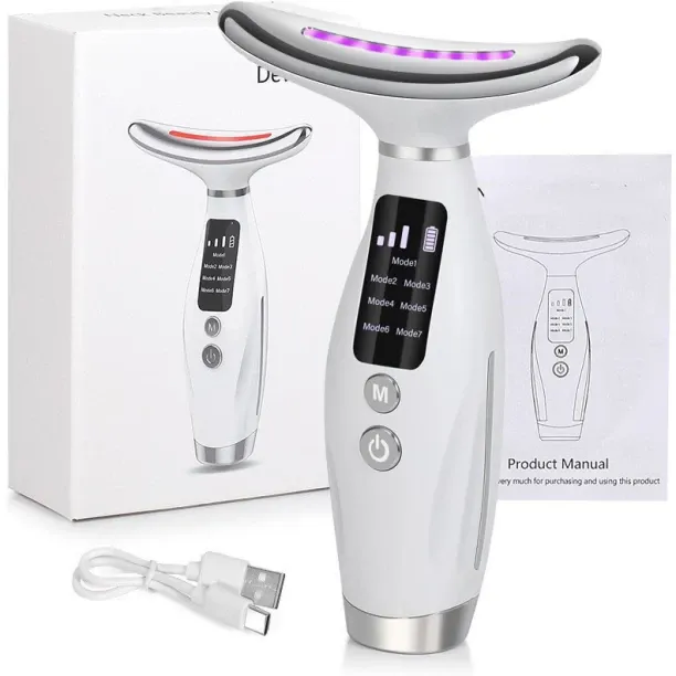 Fariedl Beauty neck device, dual-purpose microcurrent facial infusion device