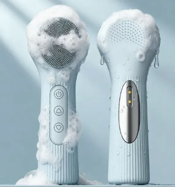 XINhui Temperature sensing vibration silicone cleansing brush