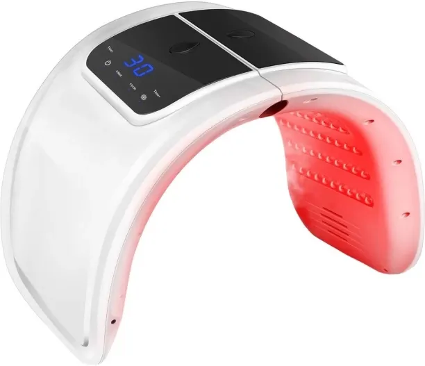 Super Express Red Light Therapy Mask,LED 7 Color Light Therapy Mask Beauty Skin Machine