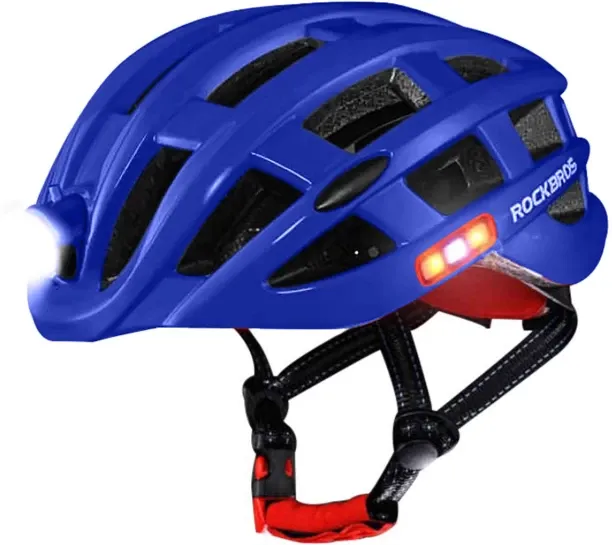 RockBros Ultralight Integrated LED Lights Cycling Open Face Helmet
