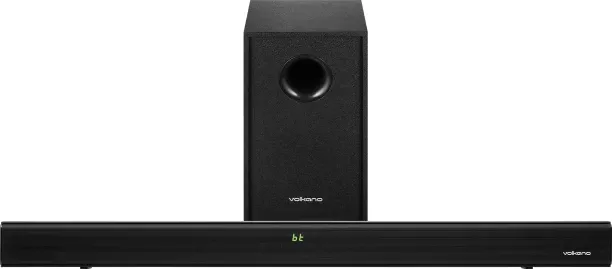 Volkano Cascade 50W Soundbar with Wired Subwoofer Mini Hi-Fi System