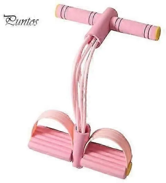 Huanix 2 kg 2026 Elastic tension rope for workout - pedal resistance band with 6 tubes(pink) Home G…