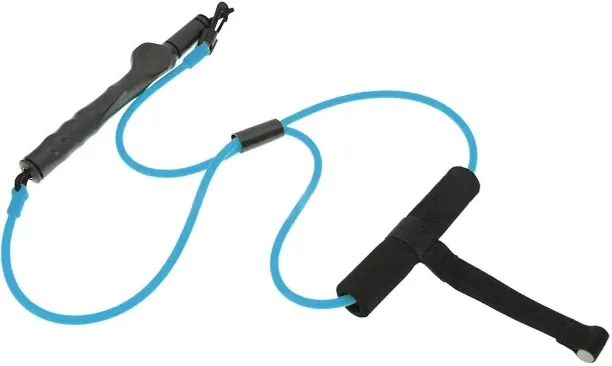 Huanix Golf Swing Resistance Bands with Handle Golf Training Pull Rope for Yoga Blue(Blue) Resistan…