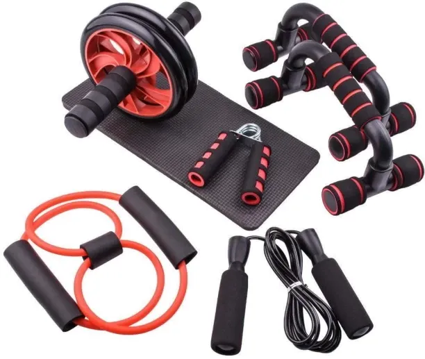 HappyDeals 3 kg Portable Fitness Equipment Set Home Gym Combo