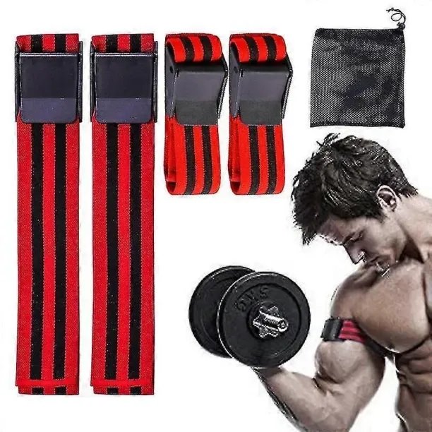Huanix 2 kg 2 Pack Occlusion Training Bands Blood Flow Restriction Training Wraps Fitness Home Gym …