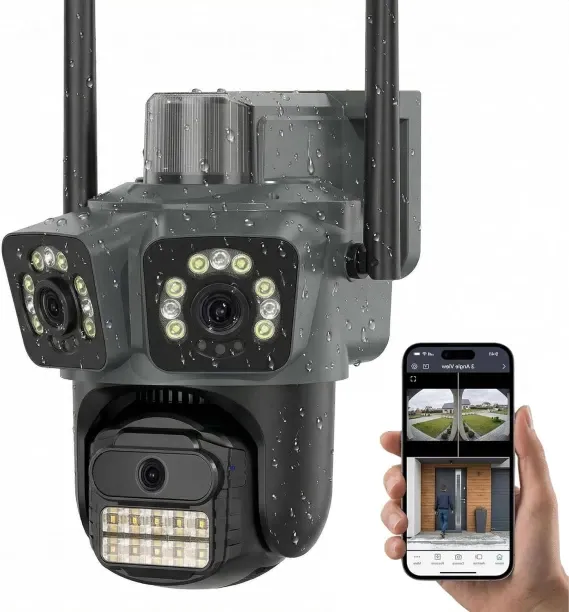 Mark Mall 1 Indoor & Outdoor Security Camera with Night Vision and Wi-Fi Connectivity