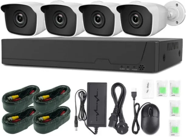 fancystuff 1080p HD Indoor & Outdoor Security Camera with Night Vision and IP Connectivity