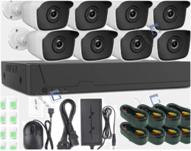 Generic 1080 Indoor & Outdoor Security Camera with Night Vision and Wi-Fi Connectivity