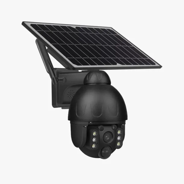 Wifi Steel Solar PTZ Camera 1080p Outdoor Security Camera with Remote Pan & Tilt, Night Vision and …