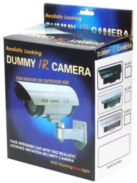 Dummy IR Security Camera 500 Indoor & Outdoor Security Camera with Night Vision and Bluetooth Conne…