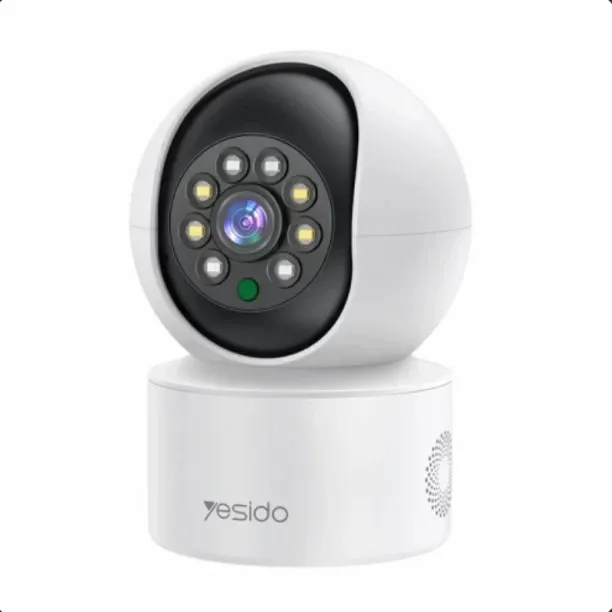 Yesido 1080p Indoor Security Camera with Remote Pan & Tilt, Night Vision and Wi-Fi Connectivity