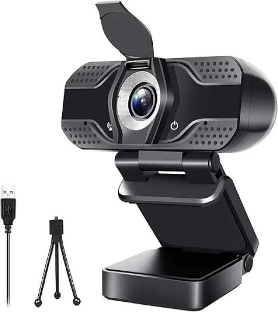 LocateLuxe 1080 Indoor Security Camera with Remote Pan & Tilt and Lan Cable Connectivity